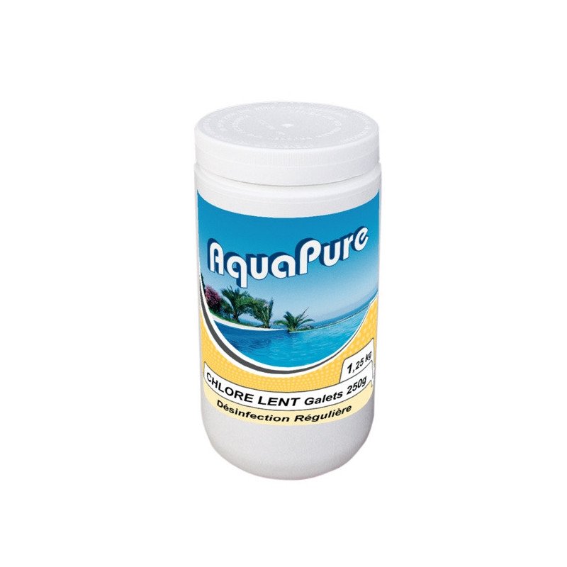 Chlore Lent galets de 250g Aquapure