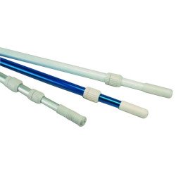 Manche télescopique aluminium 2,4 → 4,8 m Flowdians