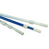 Manche télescopique aluminium 2,4 → 4,8 m Flowdians