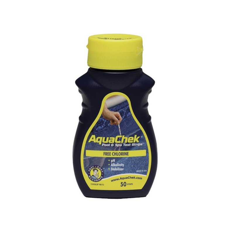 Aquacheck Bandelettes Chlore – Kit de 50 tests