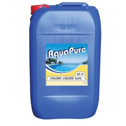 Aquapure Chlore Liquide 36° Antitartre – Bidon 20 L