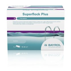 Bayrol Superflock Plus – Floculant en cartouches – 1 kg (8 cartouches)